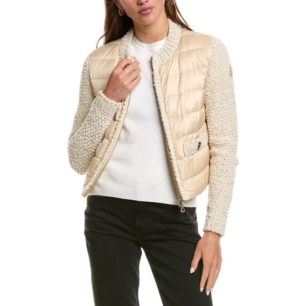 Moncler Womens  Cardigan, White
